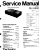 Technics SU-A600 Service Manual