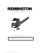 Remington 100089-06A Owner's Manual
