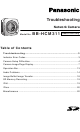 Panasonic BB-HCM311 Troubleshooting Manual