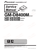 Pioneer GM-D8400M Service Manual