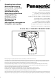 Panasonic EY6405 Operating Instructions Manual