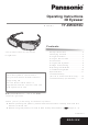 Panasonic TY-EW3D10U Operating Instructions Manual