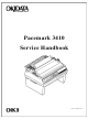 OKIDATA Pacemark 3410 Service Handbook