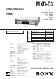 Sony MXD-D3 Service Manual