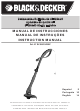 Black & Decker GL300 Instruction Manual