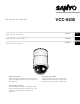 Sanyo VCC-9300 Instruction Manual