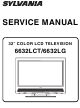 Sylvania 6632LCT Service Manual