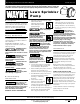 Wayne WLS75 Operating Instructions And Parts Manual