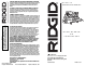 RIDGID GP90135 Operator's Manual