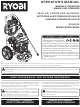 Ryobi RY80533 SERIES Operator's Manual