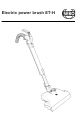 Sebo ET-H Instruction Manual