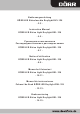 Dorr DVL-126 Instruction Manual