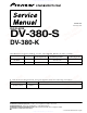 Pioneer DV-380-S Service Manual