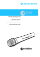 Sennheiser e935 Instruction Manual