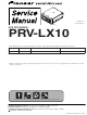 Pioneer PRV-LX10 Service Manual