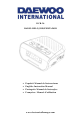 Daewoo DCR-26 Instruction Manual