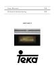 Teka HKX 960 S User Manual