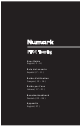 Numark PT01 Touring User Manual