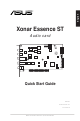 Asus Xonar Essence ST Quick Start Manual
