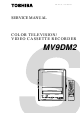 Toshiba MV9DM2 Service Manual