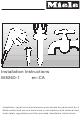 Miele M8260-1 Installation Instructions Manual