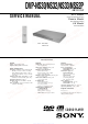 Sony DVP-NS30 Servise Manual