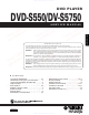 Yamaha DVD-S550 Service Manual