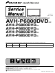 Pioneer AVH-P6800DVD Service Manual