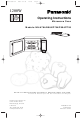 Panasonic NN-H764 Operating Instructions Manual