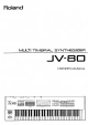 Roland JV-80 Owner's Manual