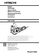 Hitachi CM 5 SB Handling Instructions Manual