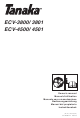 Tanaka ECV-3800 Owner's Manual