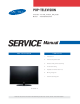 Samsung PS50Q91HX Service Manual