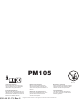 McCulloch PM105 Instruction Manual