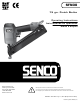 Senco SFN30 Operating Instructions Manual