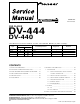 Pioneer DV-444 Service Manual