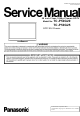 Panasonic TC-P50G20 Service Manual