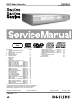 Philips DVDR615 Service Manual
