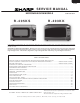 Sharp R-403KK Service Manual