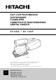Hitachi SV 8SA Handling Instructions Manual