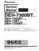 Pioneer deh-7350bt Service Manual
