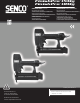 Senco FinishPro 15Mg Operating Instructions Manual