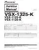 Pioneer VSX-1325-K Service Manual