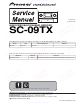 Pioneer SC-09TX Service Manual