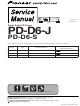 Pioneer PD-D6-J Service Manual