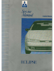 Mitsubishi Electric 1992 Eclipse Service Manual