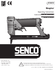 Senco SFW09 Operating Instructions Manual