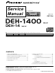 Pioneer DEH-1400 Service Manual