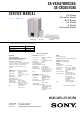 Sony SA-VE345 Service Manual