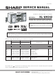 Sharp xl-uh242 Service Manual